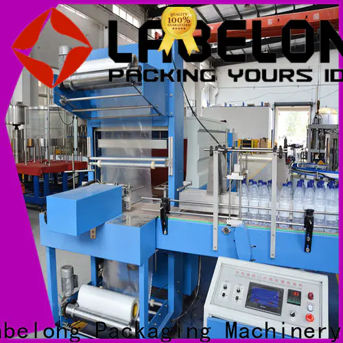 l-type industrial shrink wrap machine with touch screen for small packages