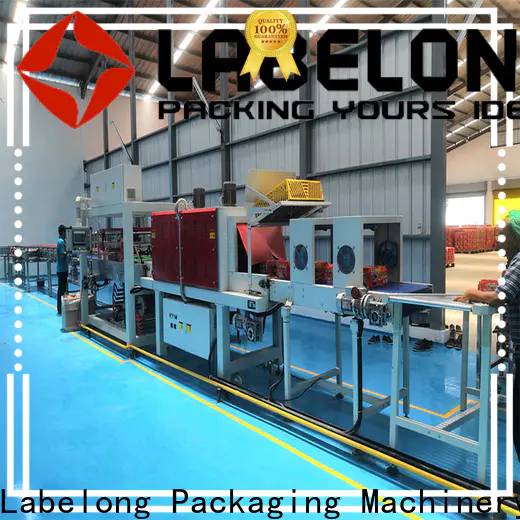 l-type pallet stretch wrapping machine with touch screen for jars