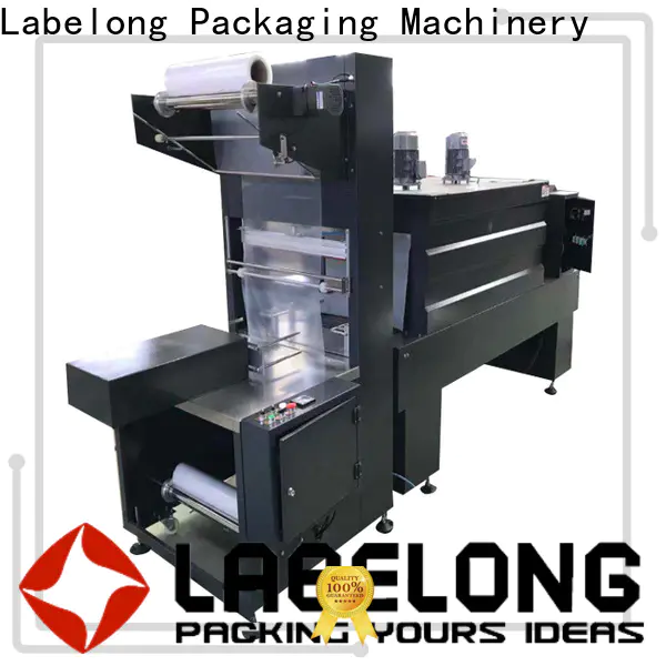 Labelong Packaging Machinery linear film wrapping machine with touch screen for jars