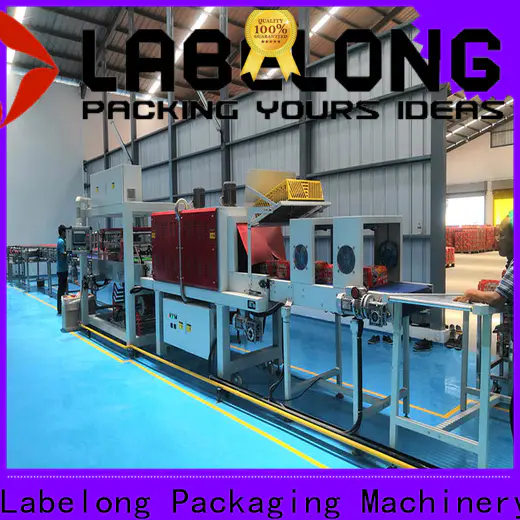 Labelong Packaging Machinery automatic stretch wrap machine supplier for plastic bottles for glass bottles
