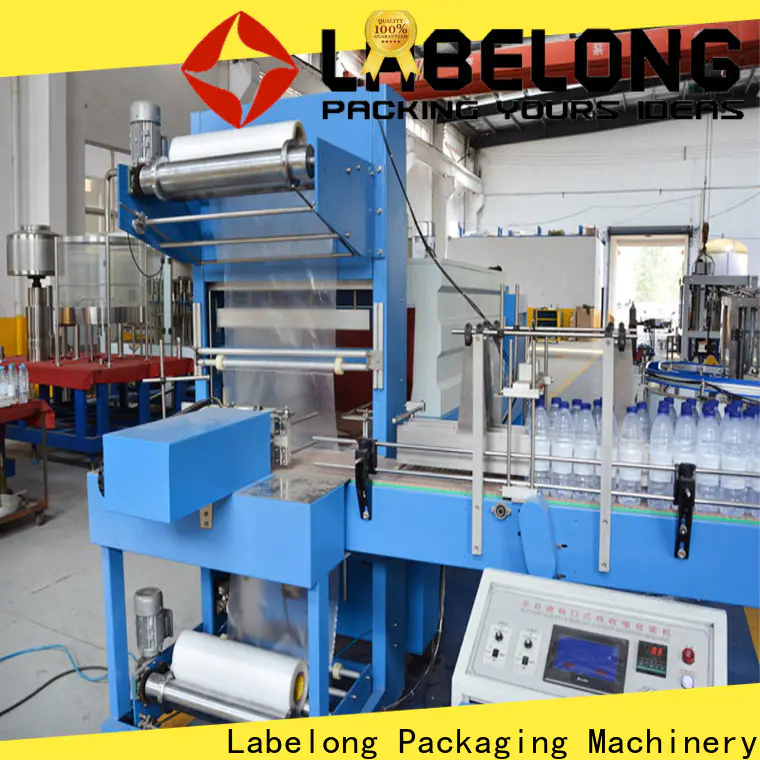 Labelong Packaging Machinery stretch film wrapping machine supply for plastic bottles for glass bottles