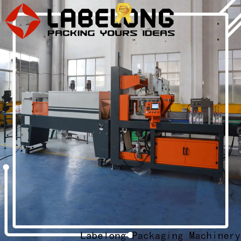 Labelong Packaging Machinery film packaging machine certifications for plastic bottles for glass bottles