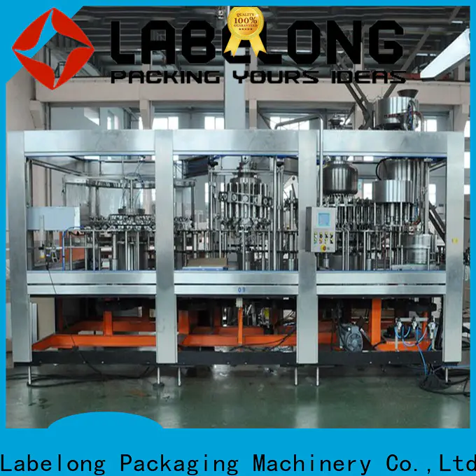 Labelong Packaging Machinery stable small bottling machine compact structed for flavor water