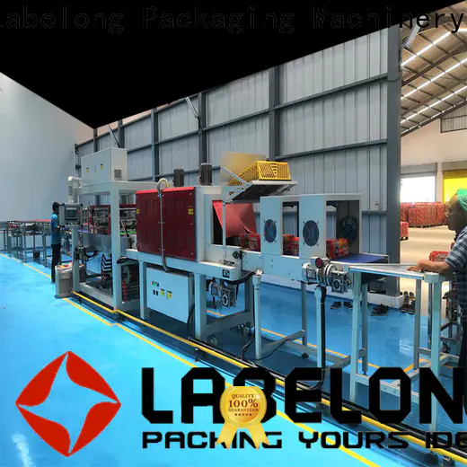 Labelong Packaging Machinery industrial shrink wrap with touch screen for jars