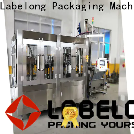 Labelong Packaging Machinery automatic bottle filling machine owner for flavor water