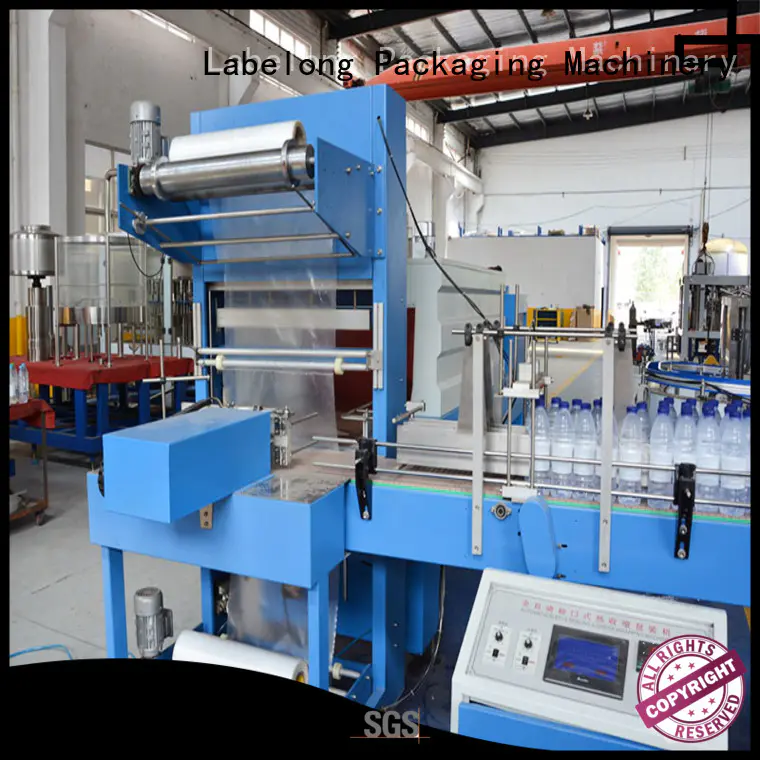 Labelong Packaging Machinery l-type automatic shrink wrap machine plc control system for small packages