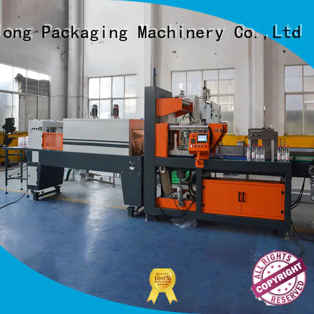 Labelong Packaging Machinery automatic shrink wrap machine plc control system for plastic bottles for glass bottles