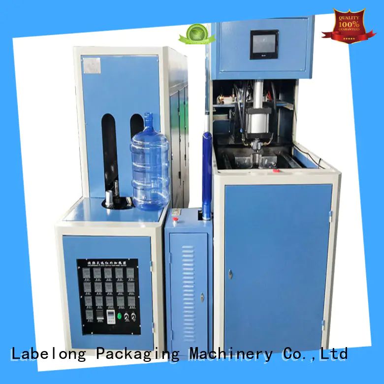Labelong Packaging Machinery dual boots semi-automatic bottle molding machine energy saving for pet water bottle