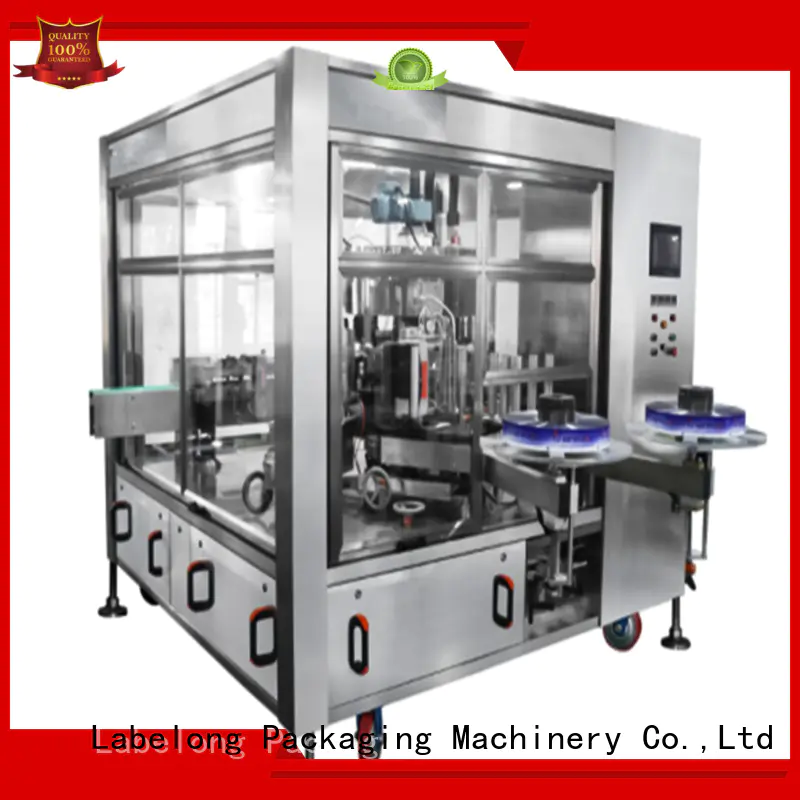 Labelong Packaging Machinery hot-melt glue labeling machine with touch screen for beverage