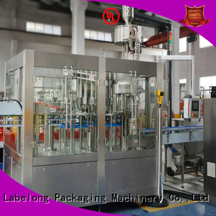 Labelong Packaging Machinery water filling machine compact structed for mineral water, for sparkling water, for alcoholic drinks