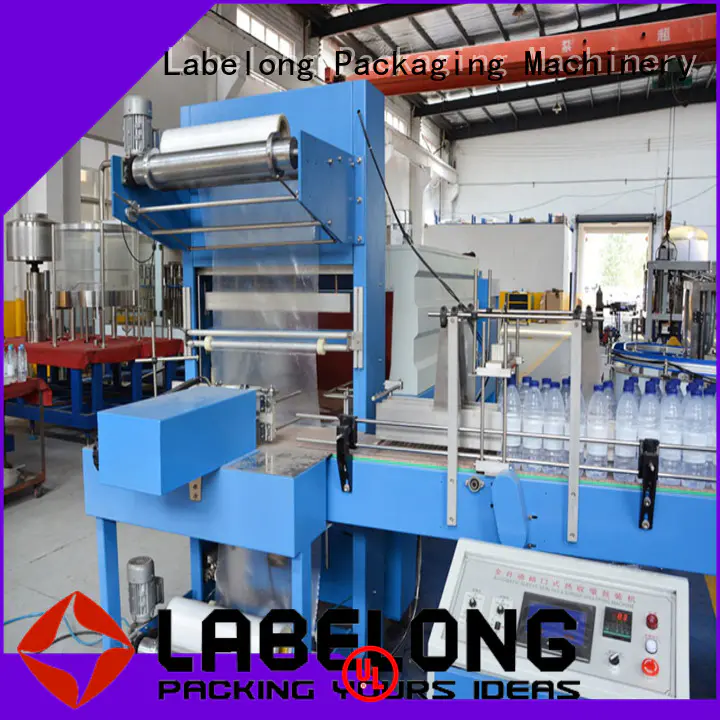 automatic shrink wrap machine with touch screen for small packages Labelong Packaging Machinery
