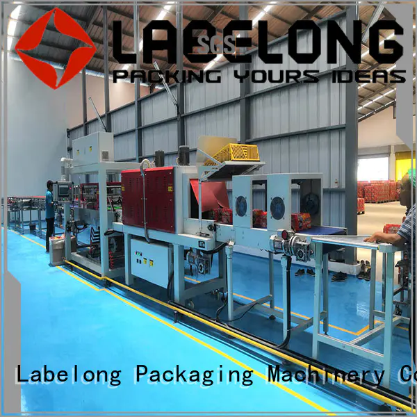 l-type automatic shrink wrap machine plc control system for jars